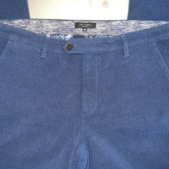 Ted Baker London blue navy chino pants 36 - Picture 2 of 15